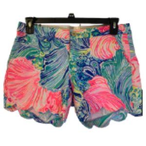 Lilly Pulitzer Buttercup Stretch Shorts - Size 8